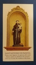 Santino Holy Card S. Antonio
