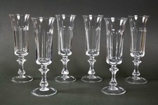 Set di Sei Flute Champagne Modello Baccarat