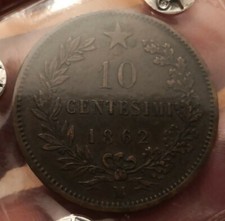 10 Centesimi 1862 Milano
