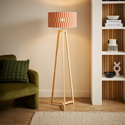 Lampada terra treppiede in - lampada, da