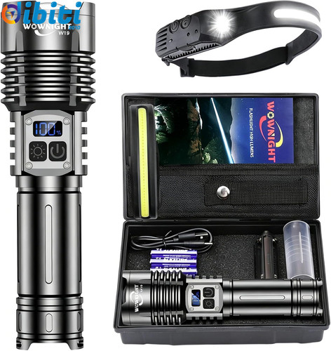 Torcia ricaricabile led - torcia,