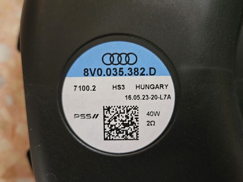 Subwoofer audi cod 8v0035382d - audi, cod.