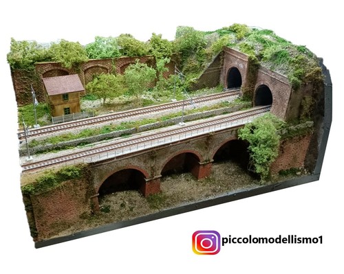 Diorama plastico ferroviario - diorama,