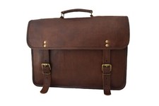 15 in pelle valigetta borsa messenger ufficio laptop borsa a tracolla scuola