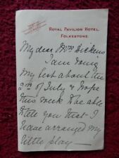 SABA RALEIGH - ACTRESS    -  AUTOGRAPHED LETTER 