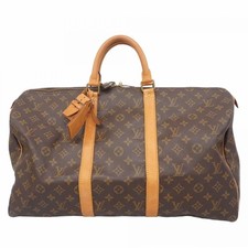 Louis Vuitton Monogram Keepall 50 Boston Borsa M41426 Marrone Uomo e... GZl1dbrn