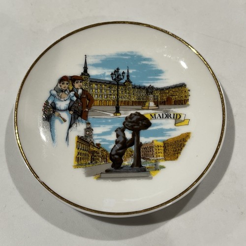 Vintage mini plate from madrid - vintage,