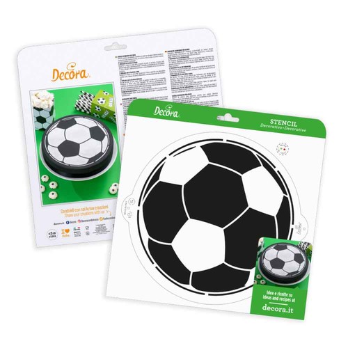 Stencil per torte pallone - stencil,