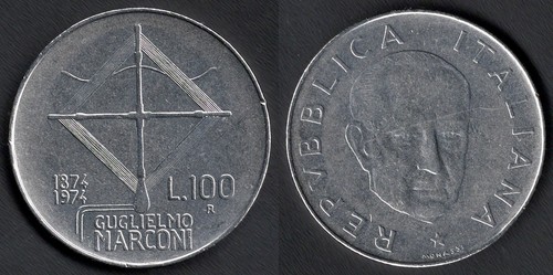Italia 100 lire - 1974,