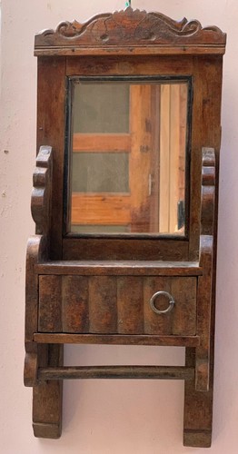 Antico legno muro - antico, specchio