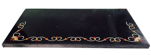 Piano marmo nero pietre - in,