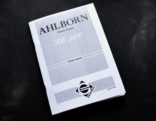 Ahlborn 300 owner manual - sl-300,
