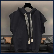 T-shirt smanicata con