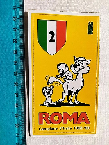 Adesivo roma campione italia - adesivo,