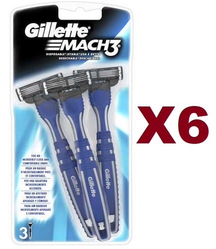 Lamette gillette mach3 - gillette, tre