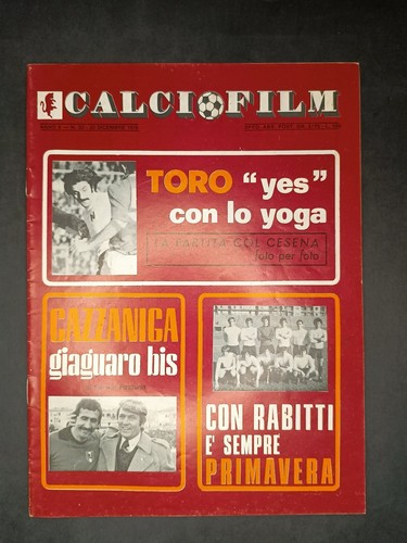 Rivista calciofilm toro - toro, "yes"