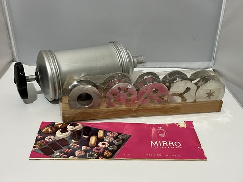 Vintage mirro cookie press - cookie,