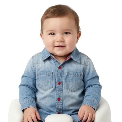 Camicia cotone denim - camicia,