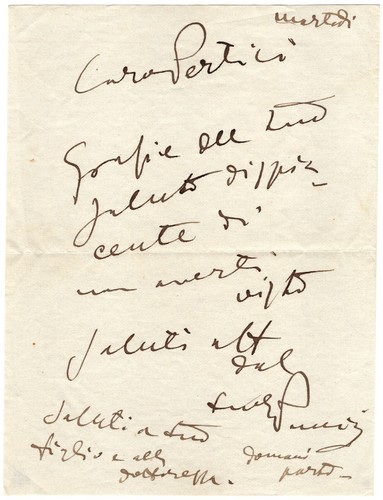 Giacomo puccini lettera - puccini,