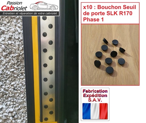 Obturateur bouchon pion - pion, seuil