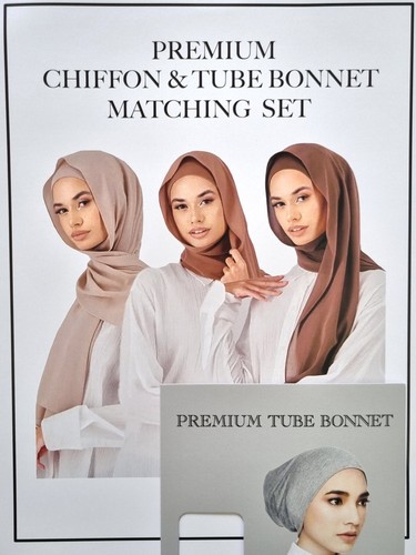 Hijab chiffon premium - in,