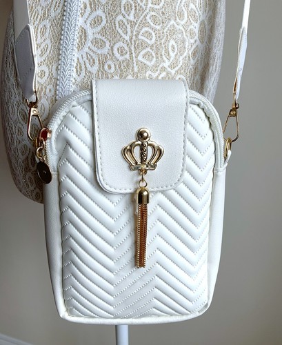 Borsa tracolla chic bianca - borsa,