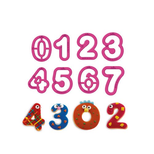 Decora tagliabiscotti numeri - tagliabiscotti,