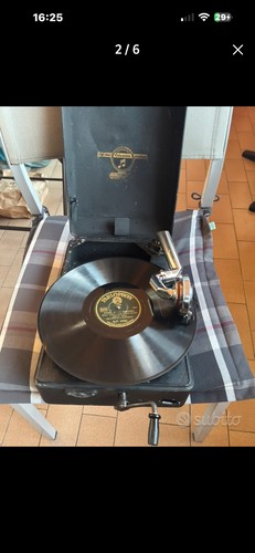 Grammofono portatile columbia - grammofono,