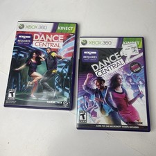 Lotto Dance Central 1 -2, Xbox 360 - Completo CIB testato Xbox Kinect Microsoft