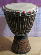 TAMBURO DJEMBE, ALTEZZA CM. 41 DIAMETRO CM.28 (TI10)