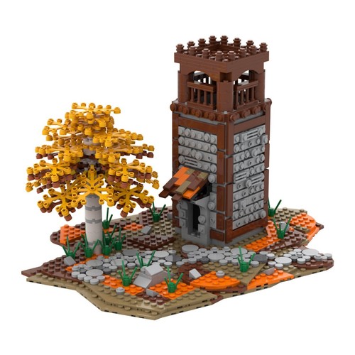 Torre guardia medievale con - di,