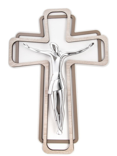 Cristo stilizzato resina - in,