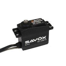 Savox SC1258TG-BE Black Edition, servo digitale di dimensioni standard, 0,08 secondi, 166 once @6 V