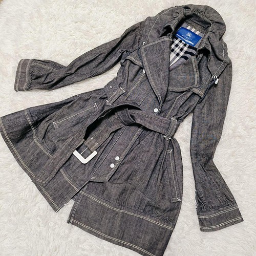 Burberry blu etichetta trench