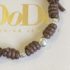 Dodo Pomellato Bracciale Marrone Pepita Granelli Argento Fuori Prod Original