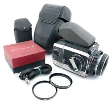 Zenza Bronica S2 + Nikkor lens + viewfinder prism + 1 magazines in box + cases.