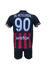 COMPLETO DE KETELAERE MILAN UFFICIALE 22/23 Uomo Bambino MAGLIA 90 PANTALONCINI
