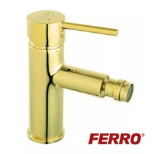 Miscelatore monocomando dorato