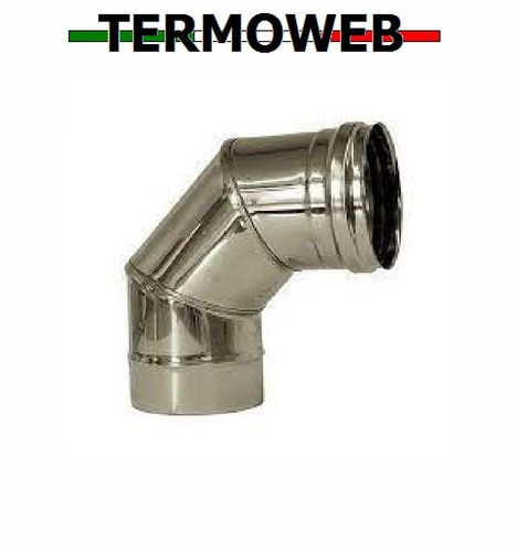 Tubo fumi per stufa pellet - tubo, a