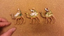 PASTORI LANDI 6 CM  TRIS DI RE MAGI A CAMMELLO NATALE S.GREGORIO ARMENO 