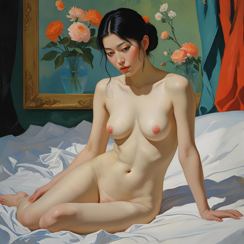 Nudo camera letto femminile - nudo,