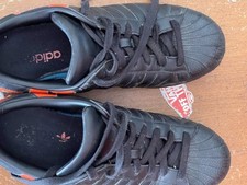 Adidas Originals Superstar Nero - Uomo Scarpe Sneakers Sportive