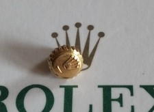 Genuine Rolex gold crown 6 mm Gmt Master Datejust corona oro originale usata