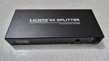 HDMI splitter UHD 4K sdoppiatore segnale con 4 uscite audio/video