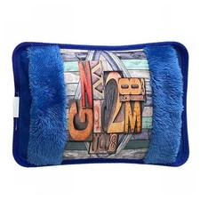 BORSA ACQUA CALDA ELETTRICA VINTAGE CON TASCA SCALDA MANI VARI COLORI FANTASIE