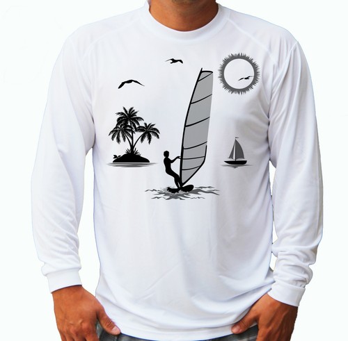 Maglietta windsurf barca - windsurf,