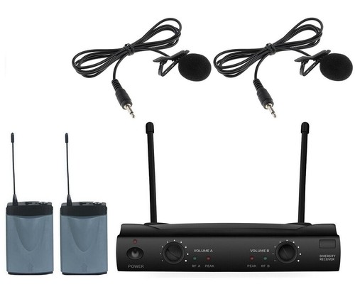 Sistema microfonico uhf dual - sistema,