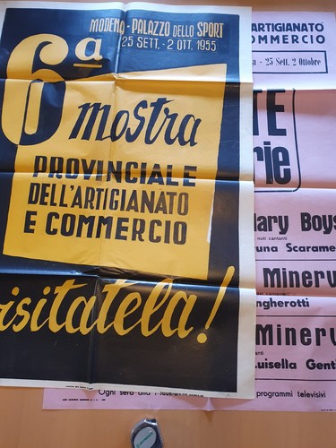 Modena manifesti 1955 - manifesti,