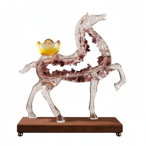 Figurine cheval cabré - figurine,
