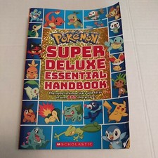 Pokemon: Super Deluxe Essential Handbook Paperback By Scholastic 2018 pokedex